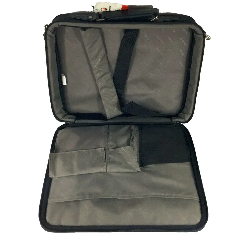 Targus Laptop Bag - Black - Clamshell Notepac - Padded - Messsenger- 15.4